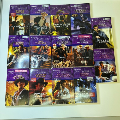 Harlequin intrigue lot 14 - of,